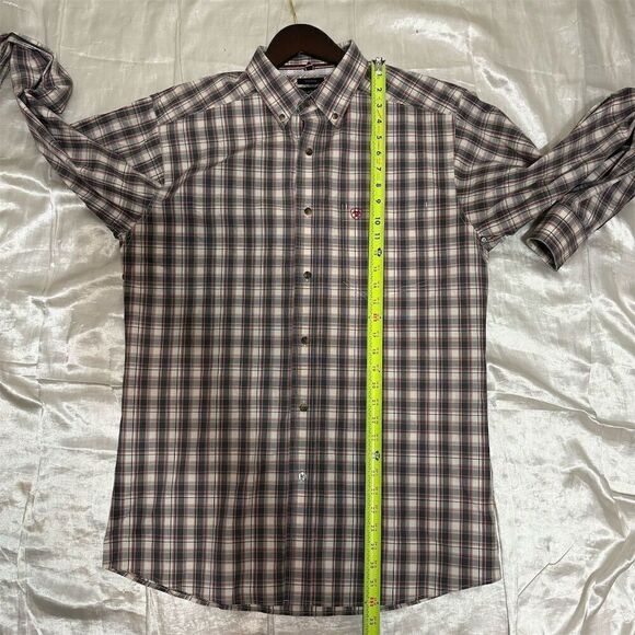 Carhartt Men's L Plaid Long Sleeve Button-Up Shirt - Picture 7 of 13